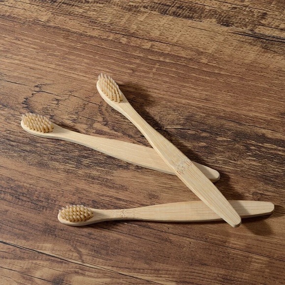 10-Pack Toothbrushes Adults. Soft Bristles Bamboo Toothbrush eco friendly nylon - Picture 2 of 3
